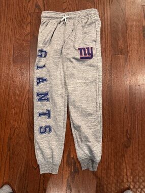 Kids  giants pants brand new Gray Sweatpants with Blue Team Lettering